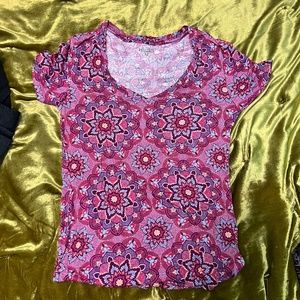 Paisley print top